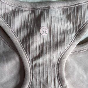 lululemon athletica Light Gray Sports Bra